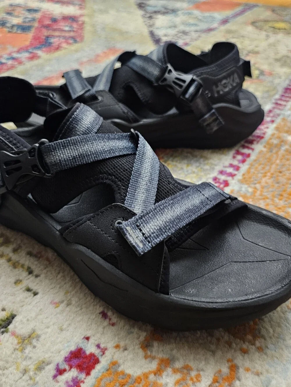 HOKA One One Infini Hike TC Hiking Strap Sandals Men's Size 12 Shoes